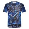Rock Music ACDC Songs Pattern All Over Print T-Shirt 1 Rock Music ACDC Songs Pattern All Over Print T-Shirt
