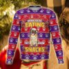 Adorable Pug Snacks Ugly Christmas Sweater