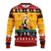 Agatsuma Zenitsu Demon Slayer Ugly Christmas Sweater 2 Agatsuma Zenitsu Demon Slayer Ugly Christmas Sweater