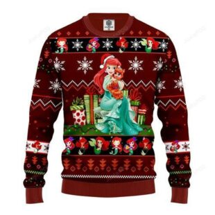 Airel Mermaid Ugly Christmas Sweater