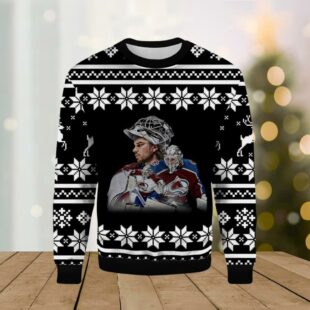 Alexandar Georgiev Colorade Avalanche Ugly Christmas Sweater