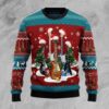 All Of Electric Guitar Ugly Christmas Sweater