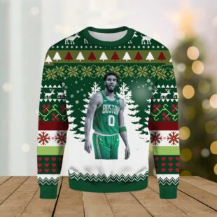 All Star Jayson Tatum Boston Ugly Christmas Sweater