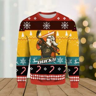 Anaheim Ducks Bardown Reverse Ugly Christmas Sweater