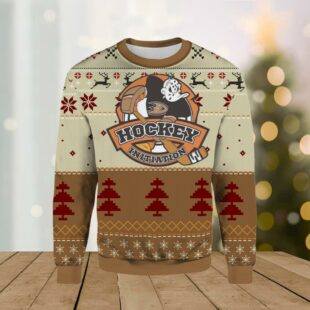 Anaheim Ducks Hockey Initiation Ugly Christmas Sweater
