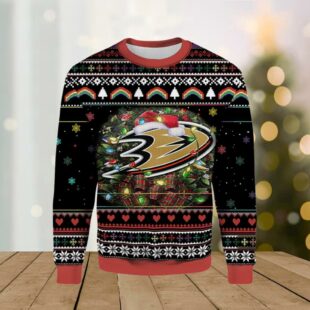 Anaheim Ducks Light Up Ugly Christmas Sweater