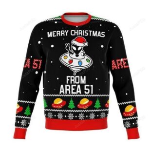 Area 15 UFO Ugly Christmas Sweater