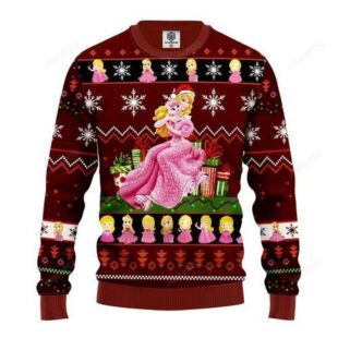 Aurora And Pet Cat Ugly Christmas Sweater