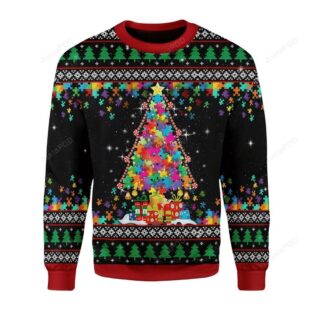 Autism Tree Ugly Christmas Sweater