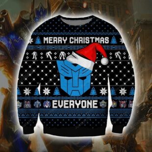 Autobot Santa Ugly Christmas Sweater