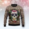 Awesome Sugar Skull Calavera Ugly Christmas Sweater