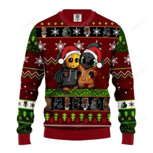 Baby Groot And Toothless Unicorn Santa Ugly Christmas Sweater
