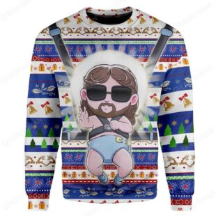 Baby Jesus Ugly Christmas Sweater