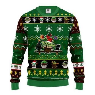 Baby Yoda Cute Ugly Christmas Sweater