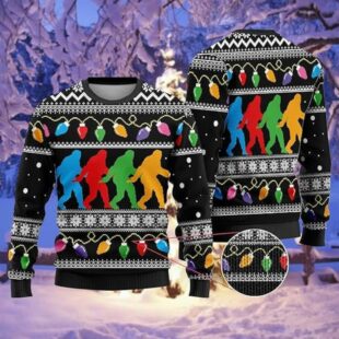 Bigfoot Ugly Christmas Sweater