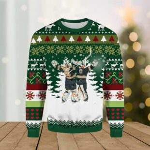 Boston Bruins Grinch Ugly Christmas Sweater