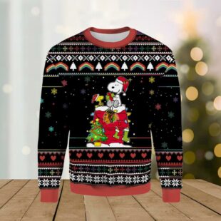 Chicago Blackhawks Snoopy Ugly Christmas Sweater