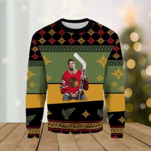 Corey Crawford Chicago Blackhawks Ugly Christmas Sweater