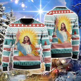 Jesus Faith Ugly Christmas Sweater