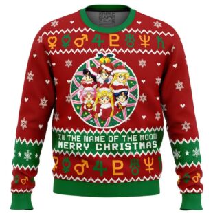 Moon Sailor Moon Ugly Christmas Sweater